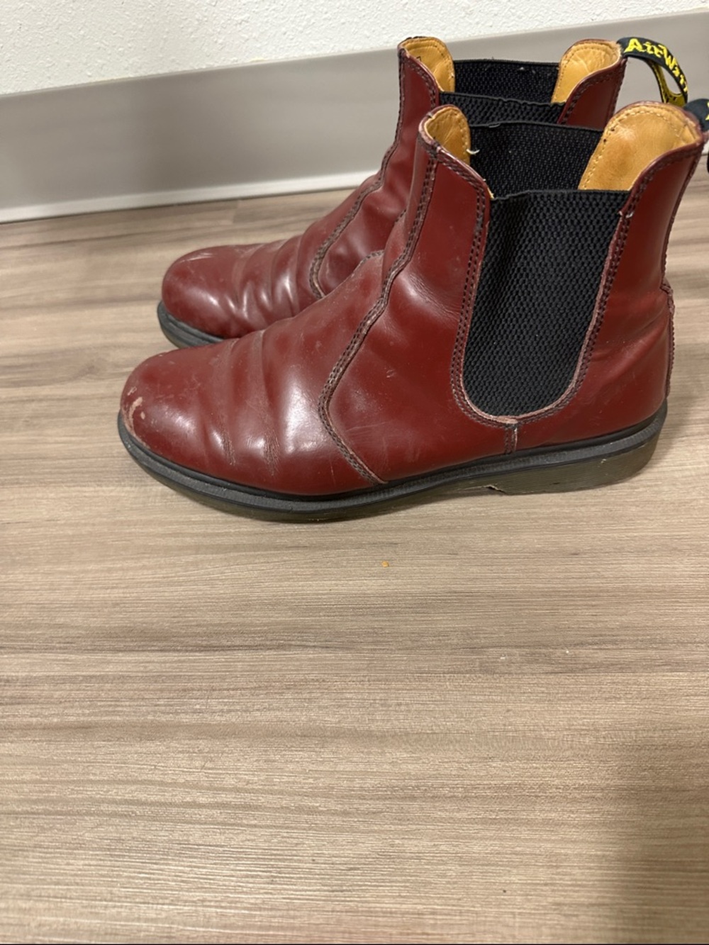 Dr. Martens Men's Burgundy Leather Chukka Boots - Picture 2 of 7